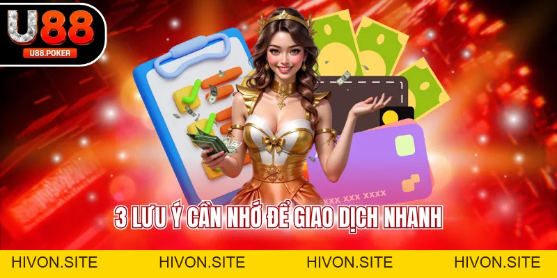 Nạp Tiền U88 An Toàn Giao Dịch Nhanh Chóng Và Tiện Lợi